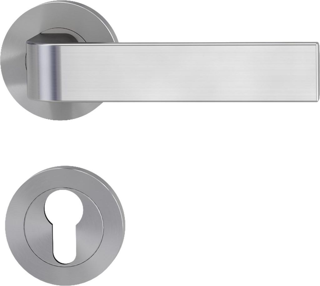 GRIFFWERK Rosettengarnitur GRAPH SIEGER DESIGN PZ-Schloss Samtgrau