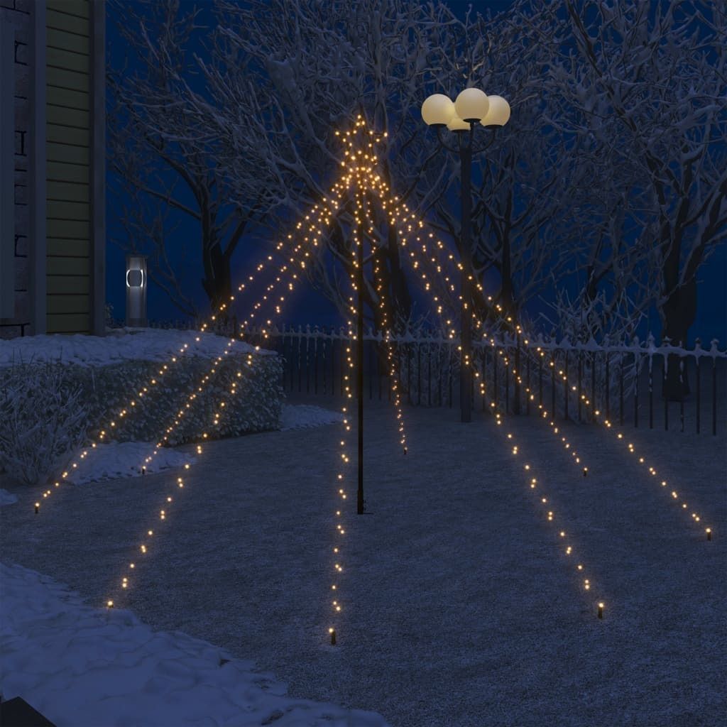 2024 Moderne Künstliche Weihnachtsbäume LED-Lichterkette Weihnachtsbaum Indoor Outdoor 400 LEDs 2,5 m 649800