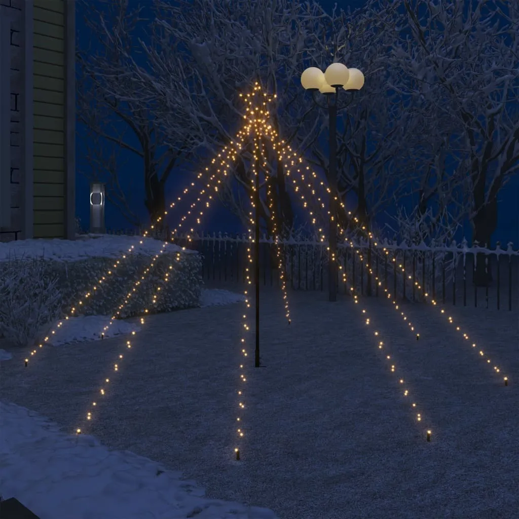 Éclairage de Noël pour Grand Sapin Intérieur et Jardin 400 LED 2,5m