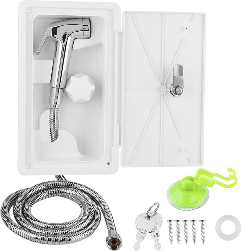 Äußere Duschbox Heißer Kaltschalter mit 2 Tastenkit für Marine Boat Wohnmobil Caravan
