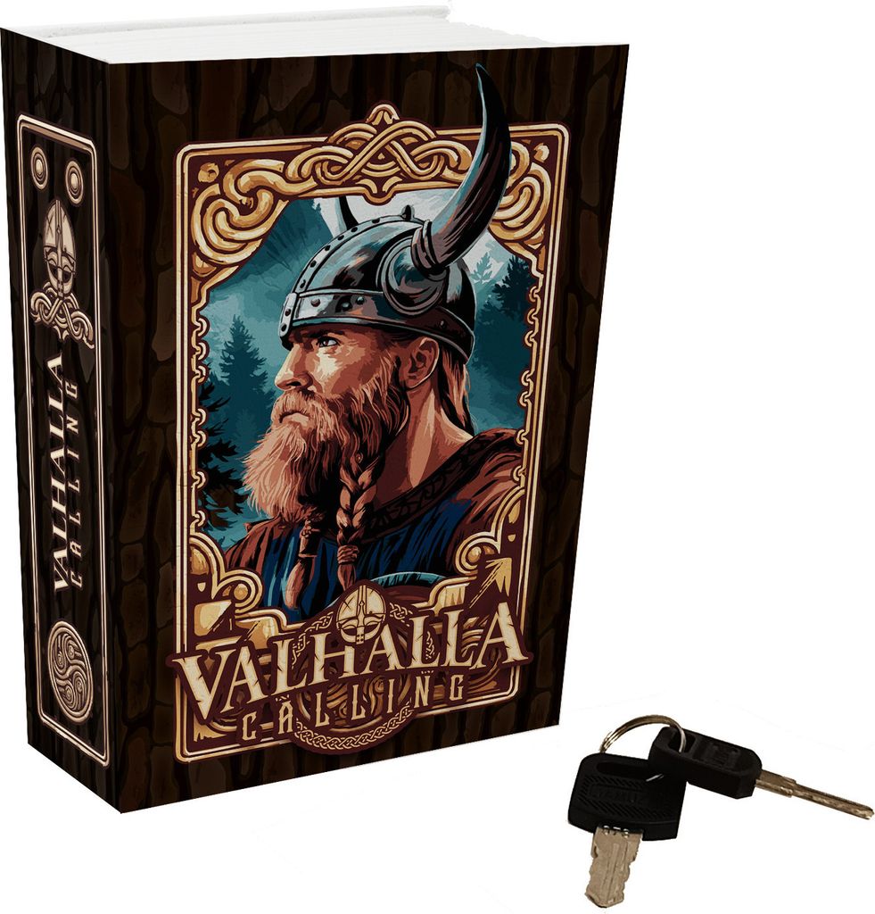 Wikinger Booksafe Valhalla Calling - Honor Zitat Produktbild 