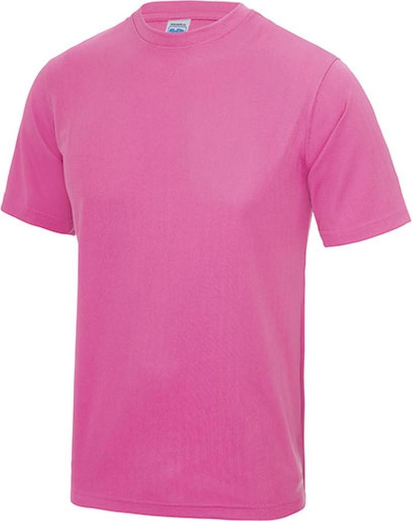 Just Cool JC001 | Cool T-Shirt +WRAP +UV-Sonnenschutz 30 - Farbe: Electric Pink - Größe: XL