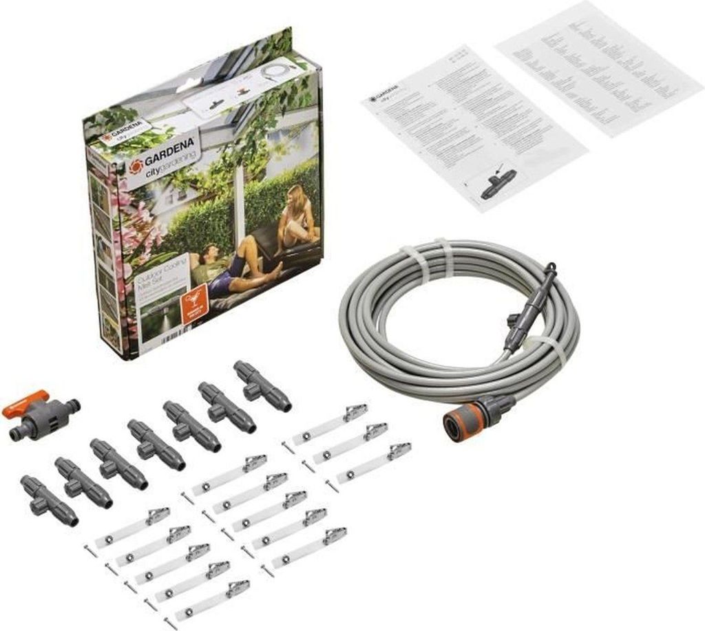 GARDENA Spray Mist Nebbia Ugelli 23 pezzi SET Grigio City Immagine del prodotto 