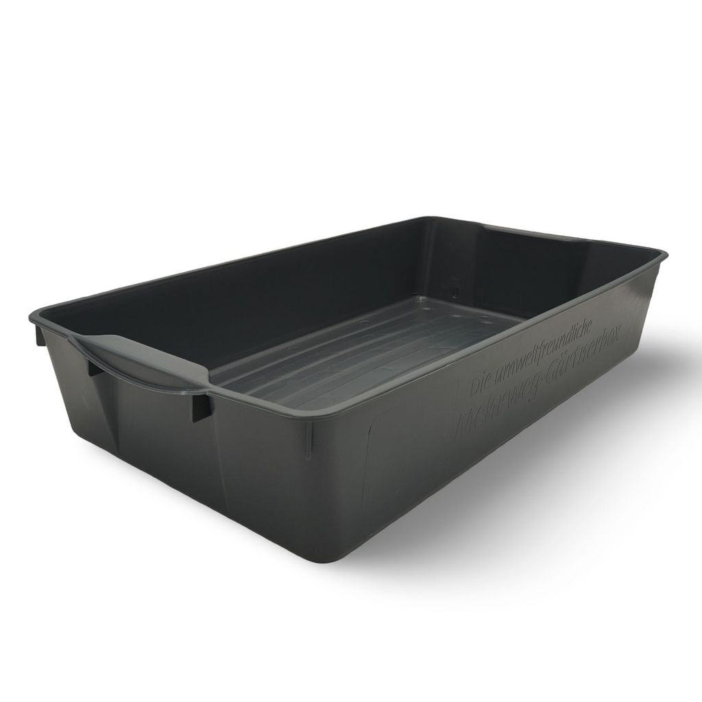 Gärtnerbox Wanne Kunststoff grau Pflanzwanne Kotwanne Produktbild 