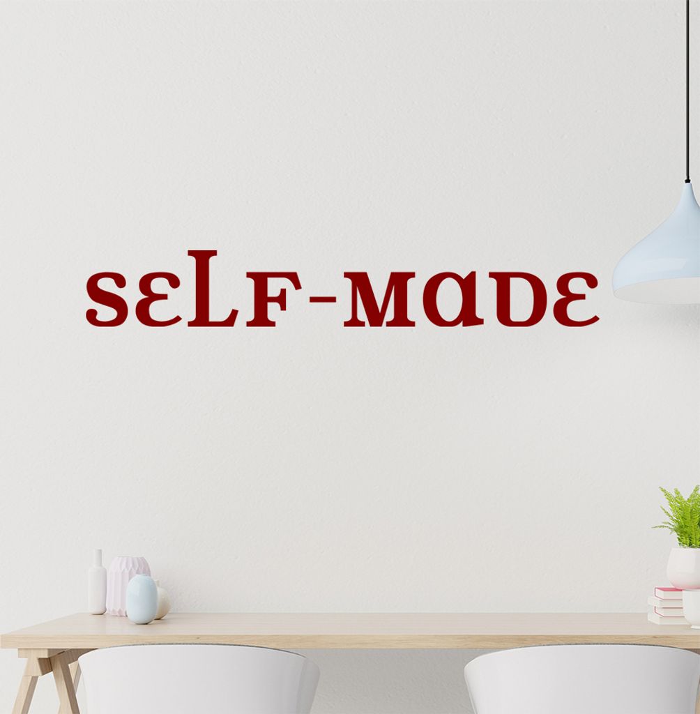 self-made Wandtattoo in 6 Größen - Wandaufkleber Wall Sticker - Dekoration, Küche, Wohnzimmer, Schlafzimmer, Badezimmer