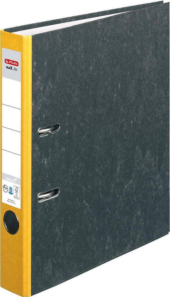 Herlitz 05141106 - A4 - Pappe - Schwarz - Gelb - 5 cm - 1 Produktbild 