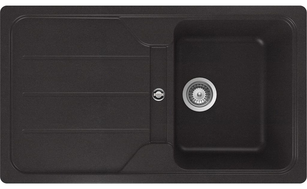 SCHOCK spoelbak FORMHAUS D-100 in de kleur NERO Productafbeelding 