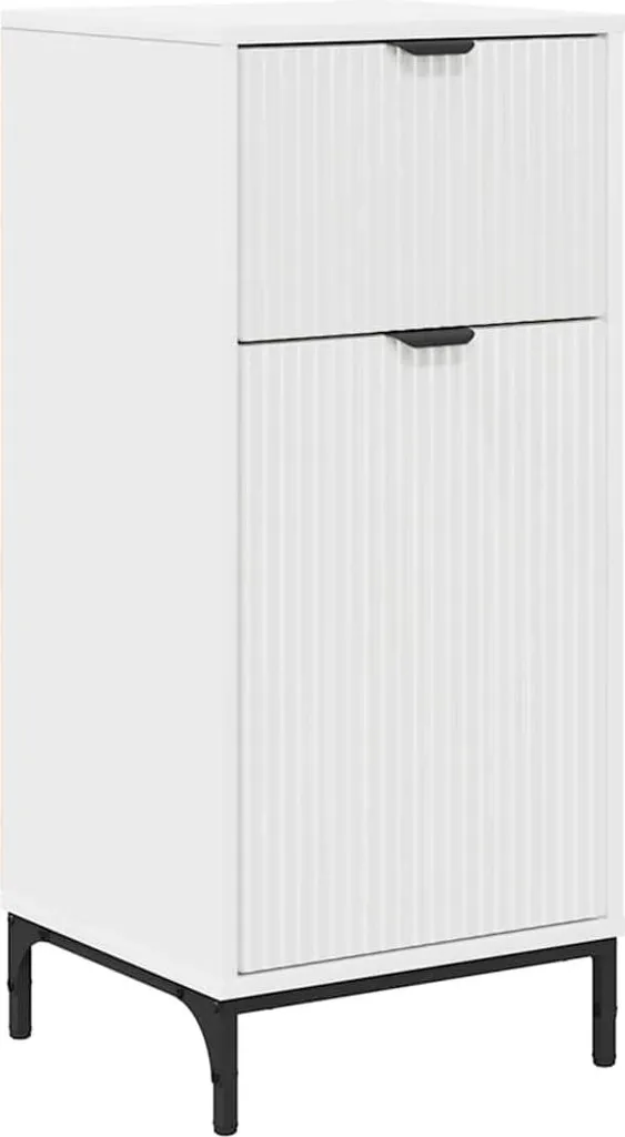 Mobiletto Bagno Design SYFAX Bianco 39,5cm | Arredo Bagno Moderno