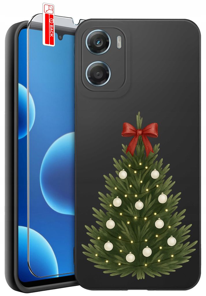Hülle für Motorola G06 | G06 Power-Designs | Mattes Silikon-Case + 9H-Glas