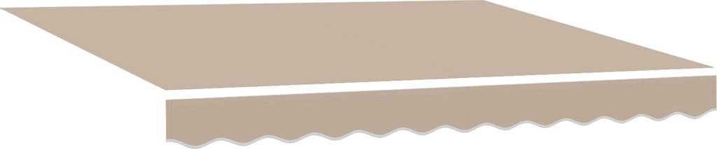 Möbel Automatische Einziehbare Markise Beige 300x250 cm - Markisen Neu89735
