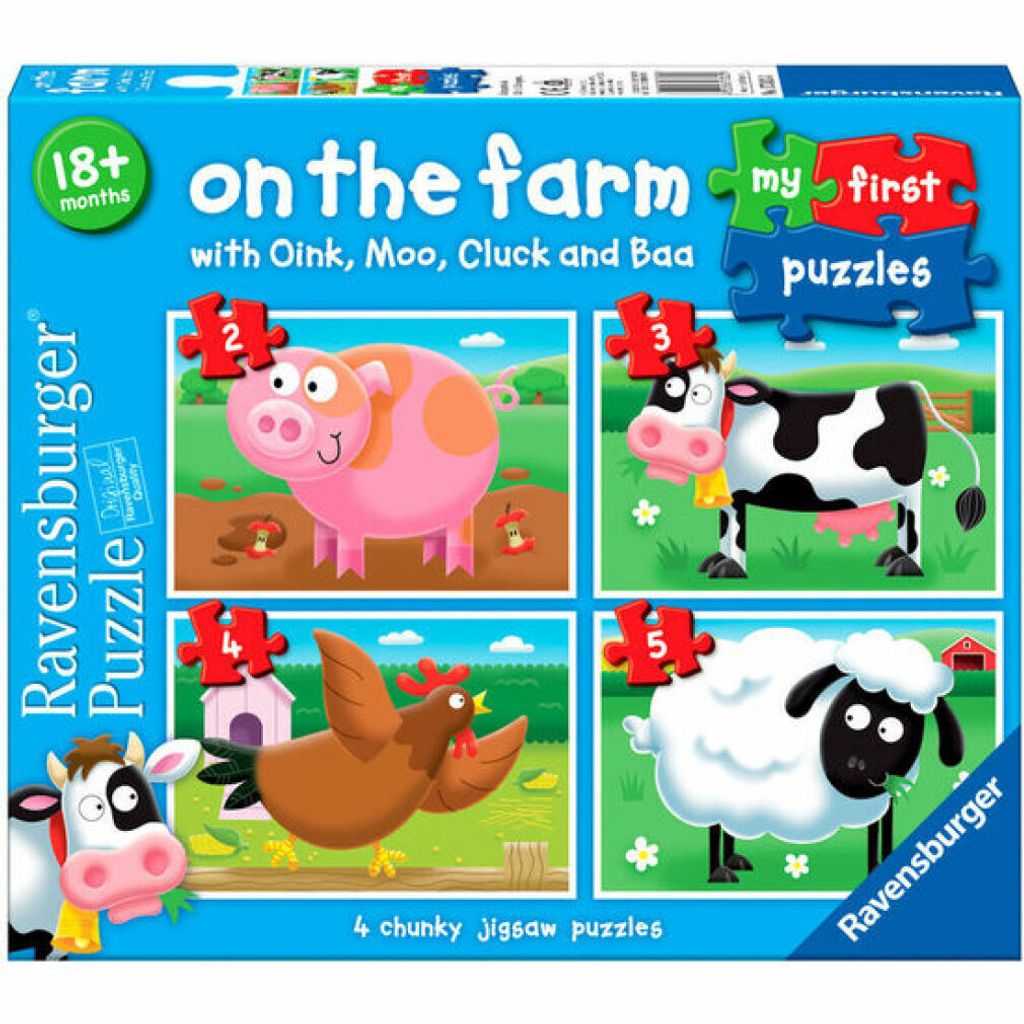 Ravensburger My First Puzzles - On the Farm, 2 Stück(e), Tiere, 1,5 Jahr(e)