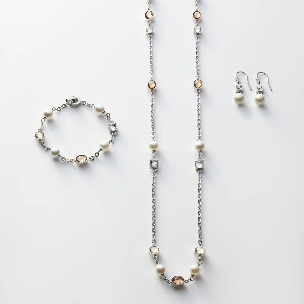 Collier Firenze acier inoxydable doré, bijou délicat réglable - 5