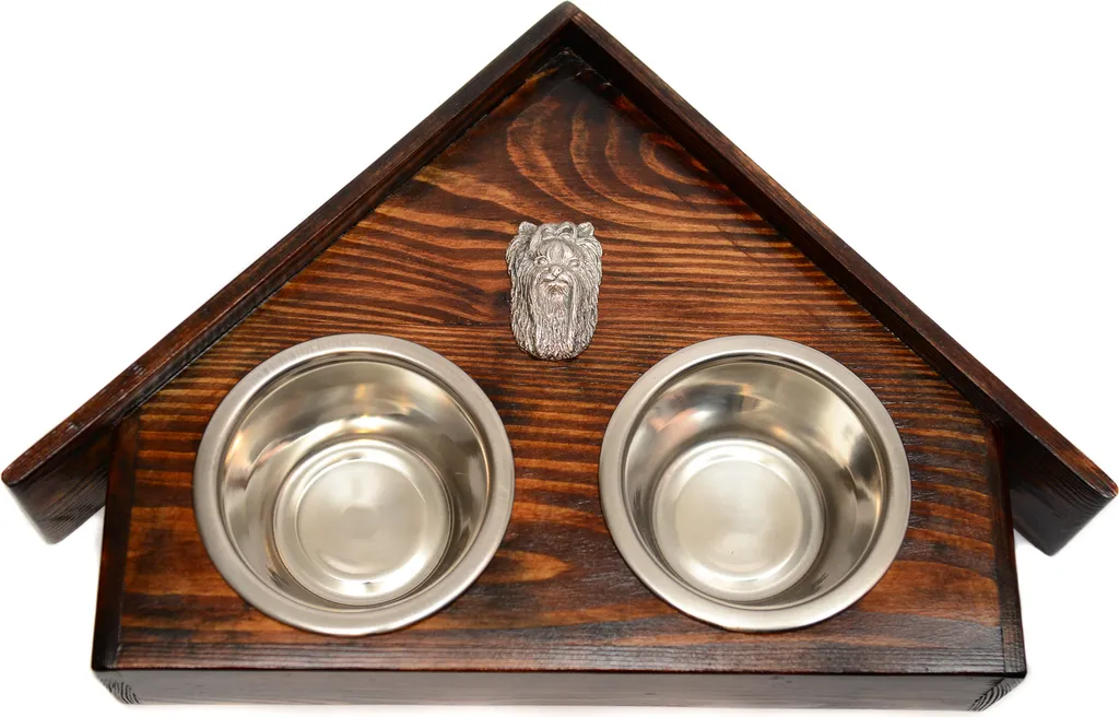 Ciotole Decorative Cani Yorkshire Terrier II - Design Art-Dog Legno