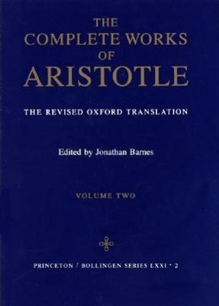 Complete Works of Aristotle, Volume 2