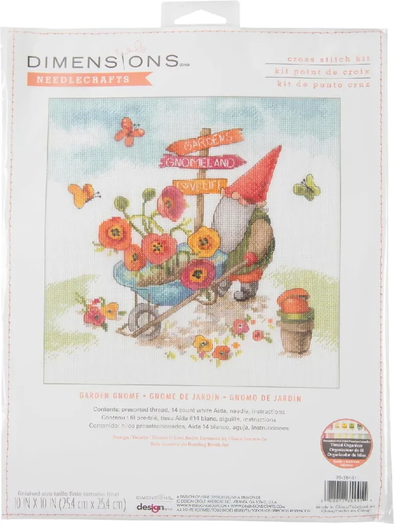 Kit Point de Croix Compté Complet pour Apprendre la Broderie Facilement
