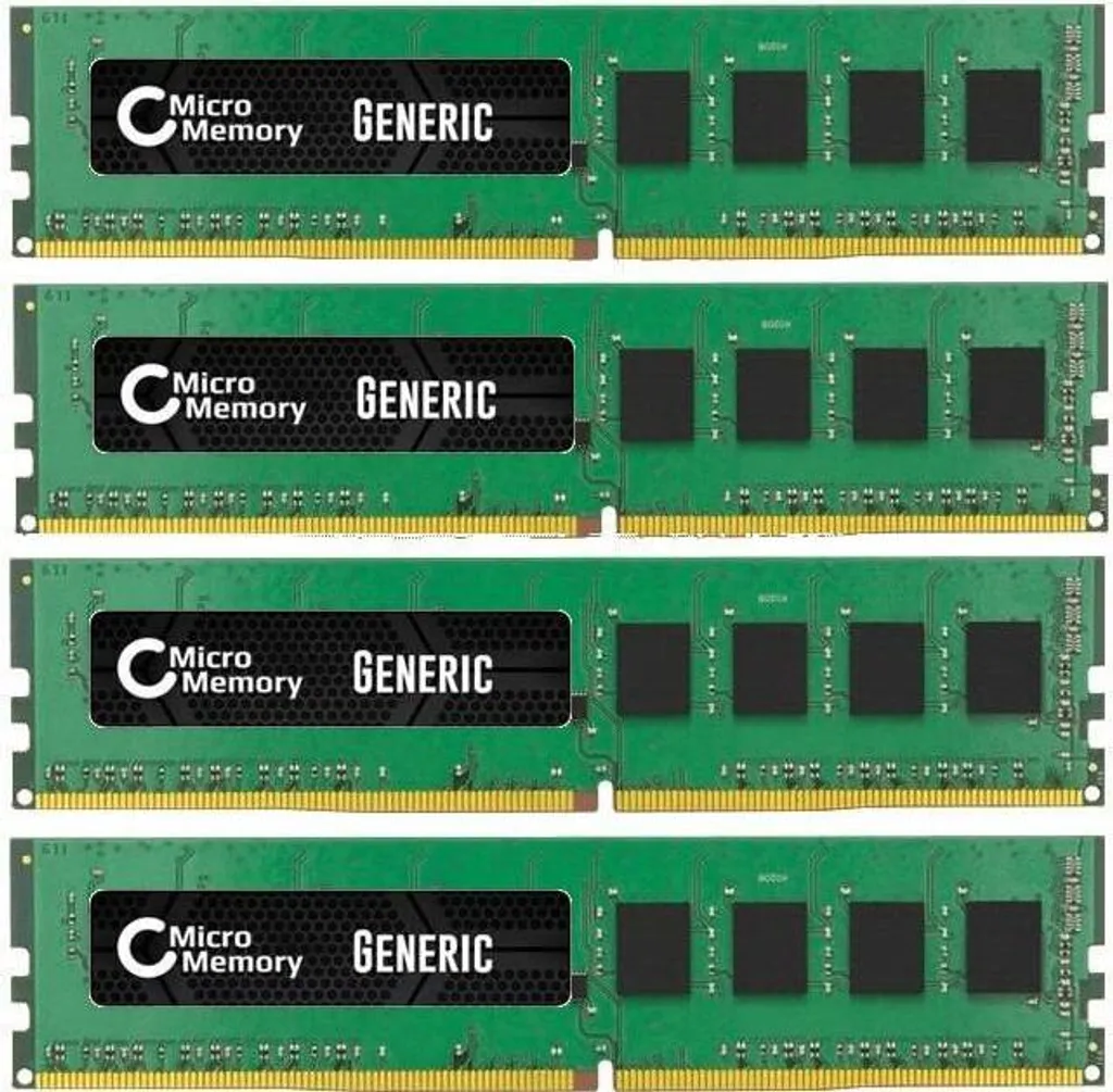 Mémoire CoreParts MMH3823/8GB - Kit 8Go DDR3 1600MHz ECC (4 x 2Go)