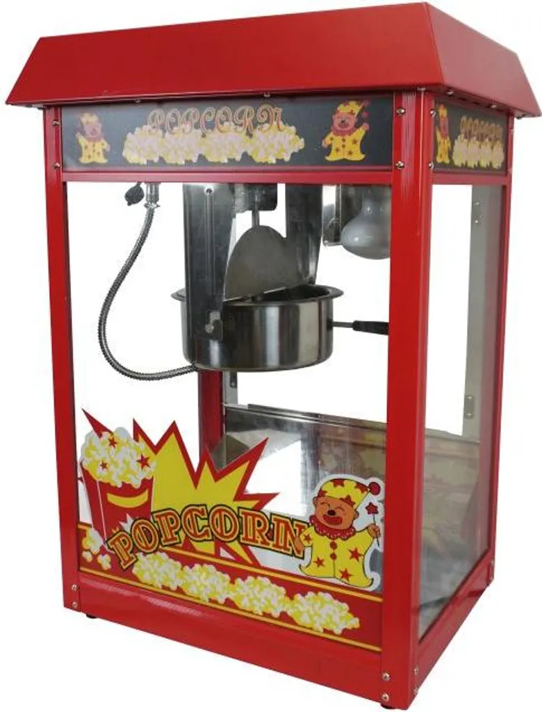 Machine à pop-corn professionnelle avec vitrine chauffante - 3