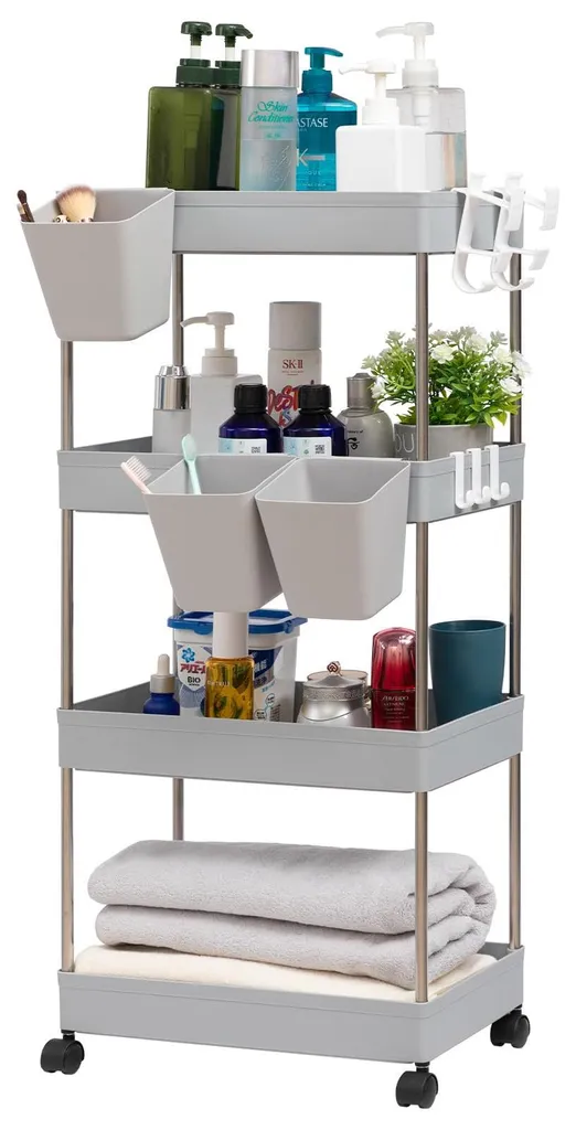 Chariot étroit gain de place pour optimiser les petits espaces