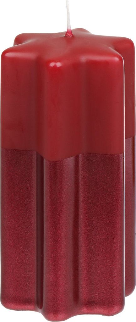 Sternkerze "CHRISTINE" Altrot 110/57 mm, Weihnachtskerzen von Steinhart Kerzen in RAL-Kerzen Güte Qualität