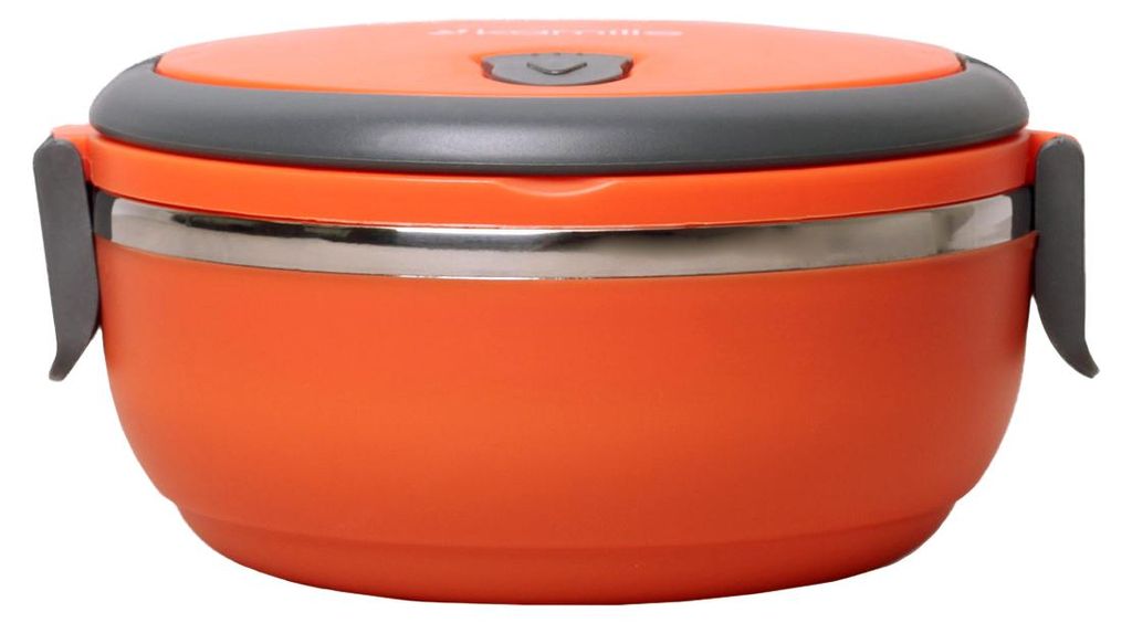 Lunchbox Frischhaltedose Essensbehälter Lunch Box Brotdose Frühstücksdose Orange