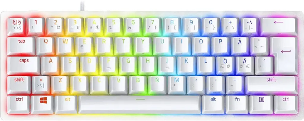 Clavier Gaming Mécanique Razer Huntsman Mini Format 60% Blanc QWERTY - 9