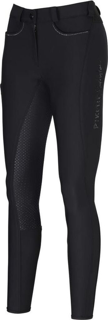 Pikeur Damenreithose " NIA Selection " Reithose in Tech - Jersey Funktionsware, Fullgrip Größe - 68 Farbe - black