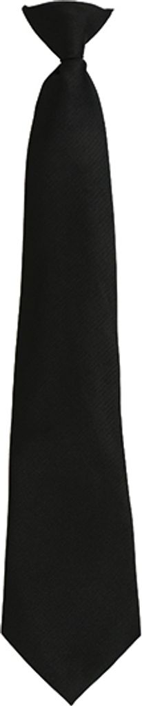 Premier Workwear Uni Colours Fashion Clip Tie Krawatte PR785 black 47 x 10 cm