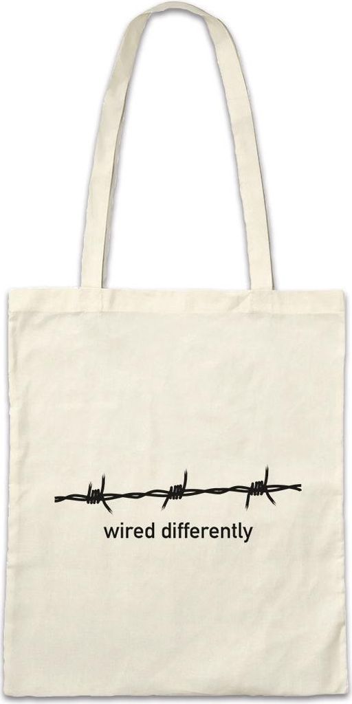 Urban Backwoods Wired Differently A, Stofftasche, Farbe: Beige