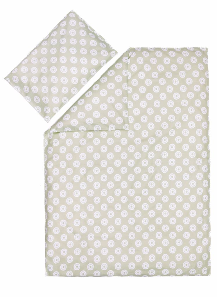 fillikid Baby Bettwäsche Weiches Jersey, Kreise Beige Produktbild 