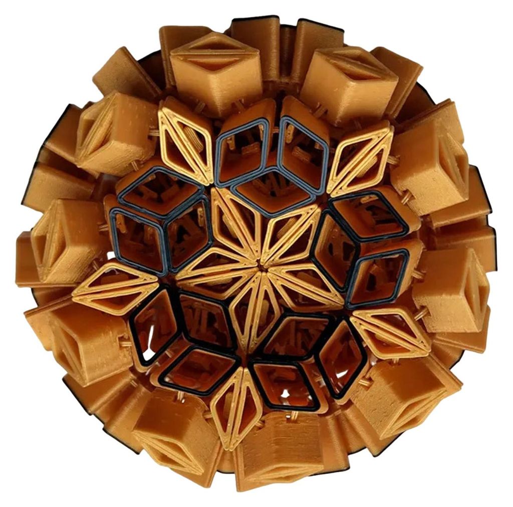 Seeigel-Stressabbau-Spielzeug, 3D-gedruckter beweglicher Ball, sensorisches Fidget-Spielzeug für Erwachsene, Geschenkidee zur Linderung von Angstz...