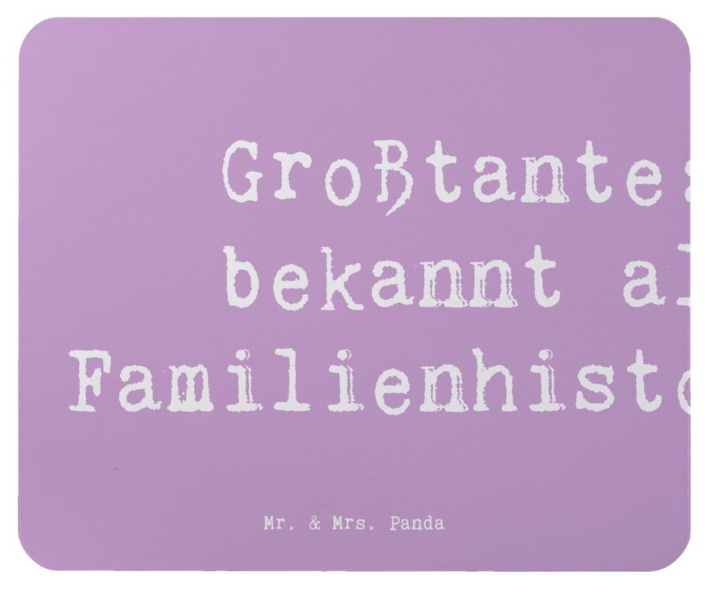 Mr. & Mrs. Panda Mauspad Spruch Großtante Historikerin - Produktbild 