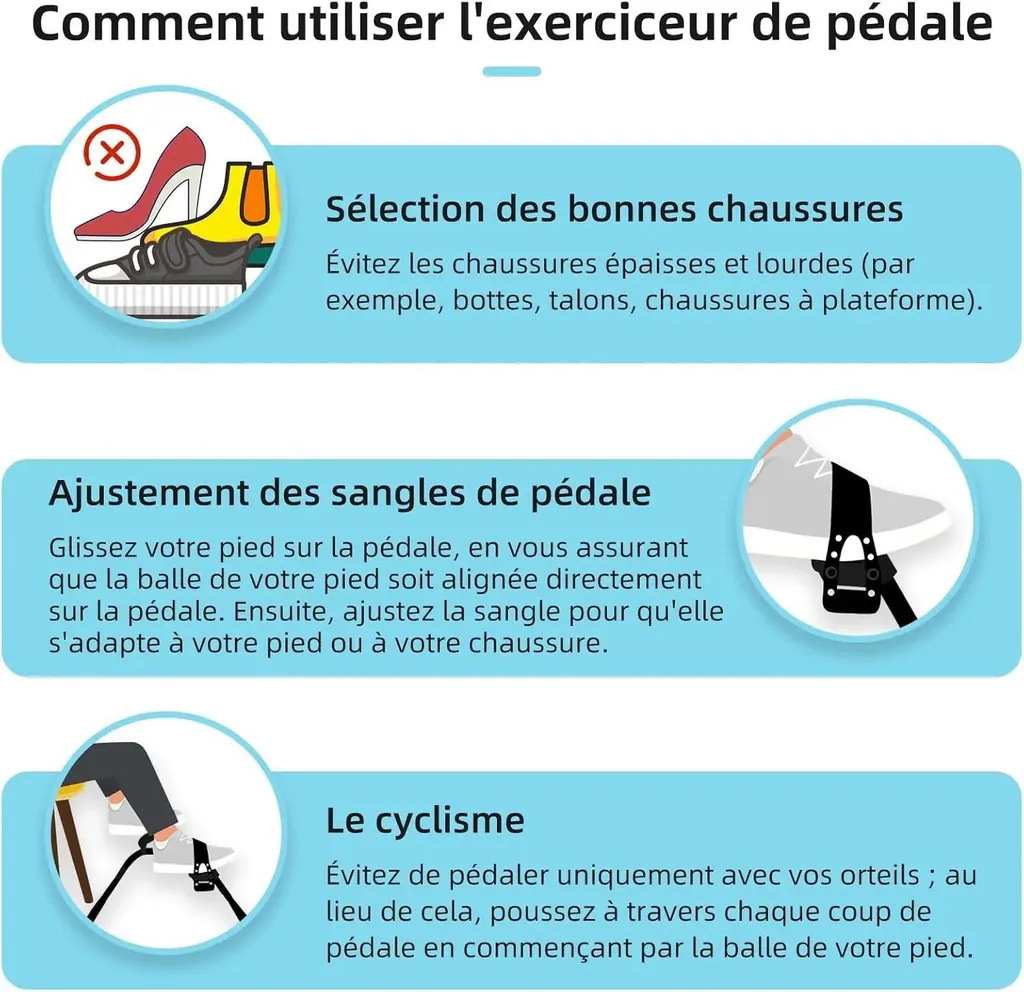 Mini Vélo d'Appartement à Résistance Réglable et Écran LCD Multifonction - 5