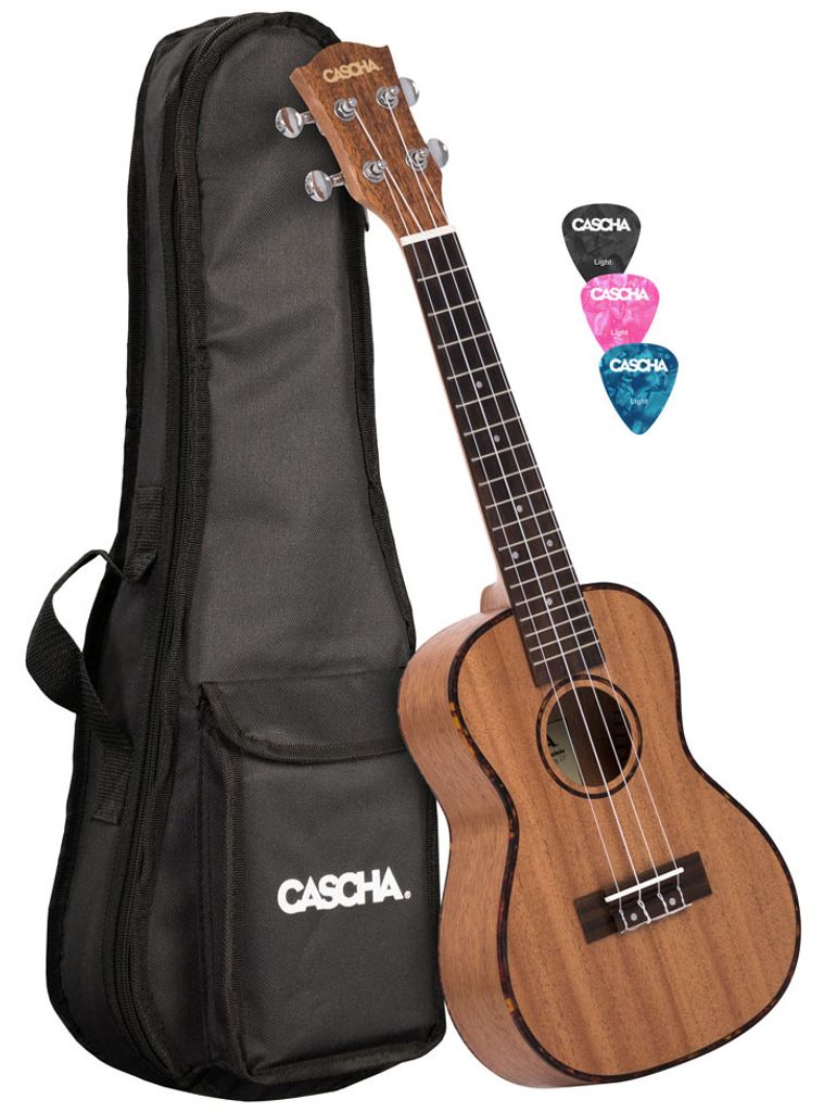 Cascha HH 2035 Premium Natural Konzert-Ukulele