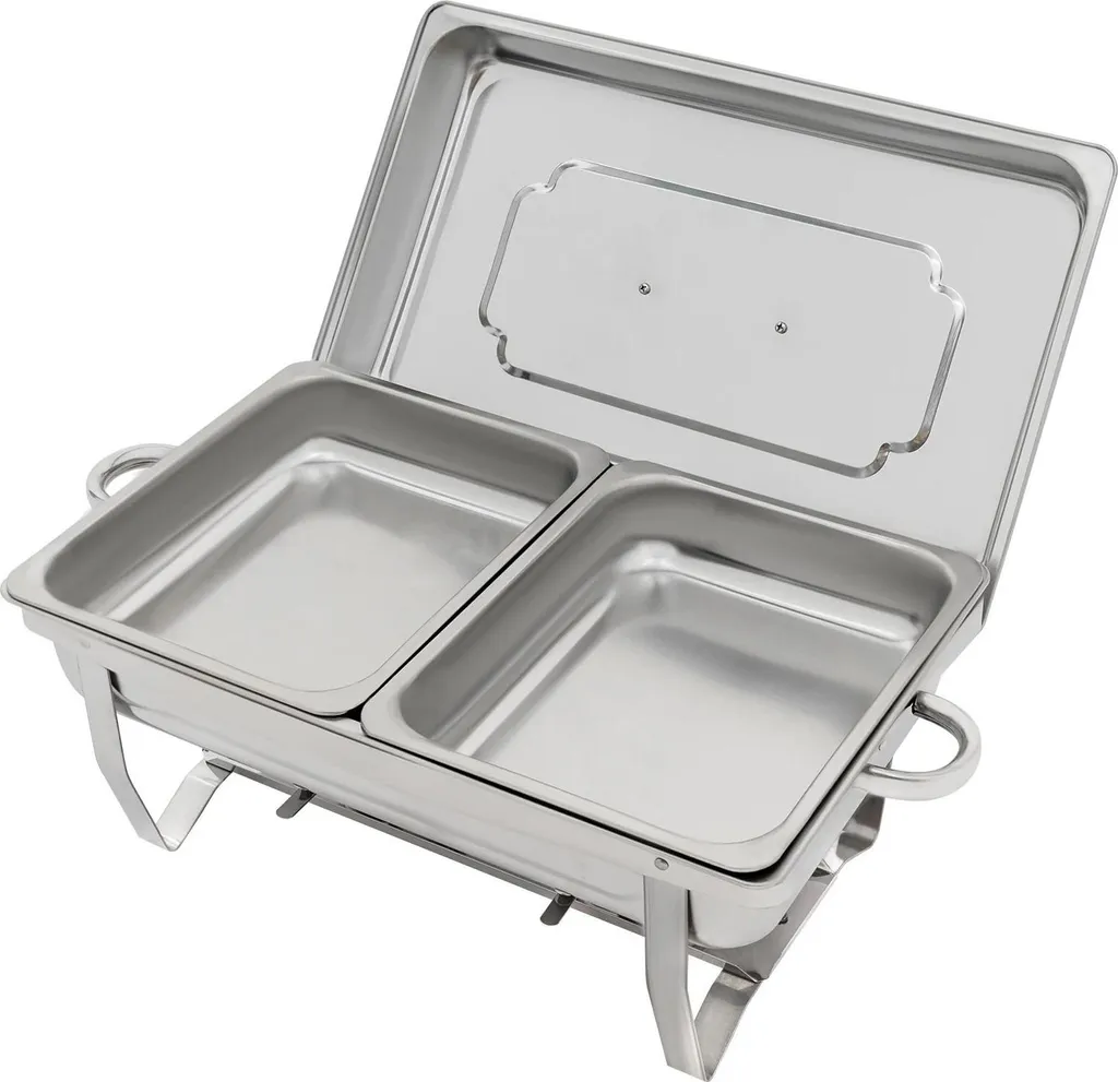 Service de buffet complet pour réception et mariage avec chauffe-plat