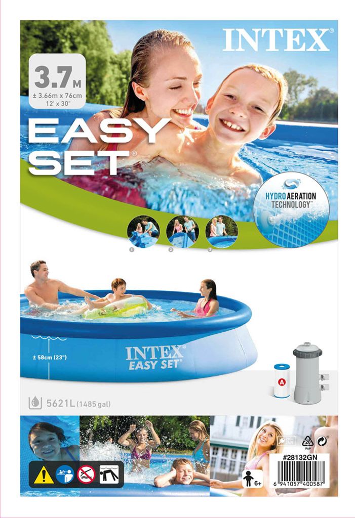 Intex Easy Set Pool Ø 366x76cm mit Filterpumpe Produktbild 20
