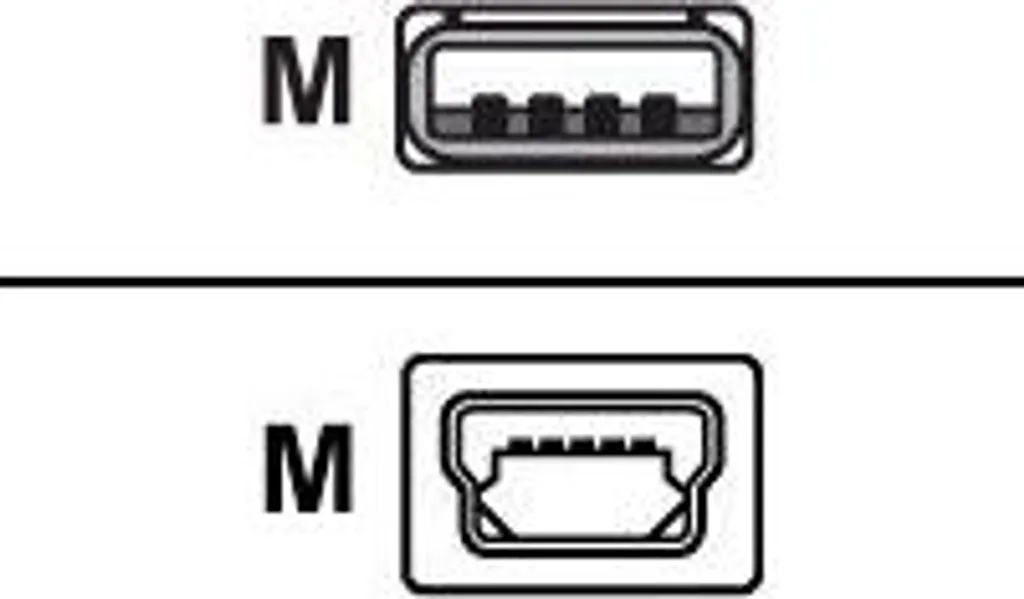 Câble Zebra USB-A vers Mini-B 1m - Connectique d'Origine Haute Qualité