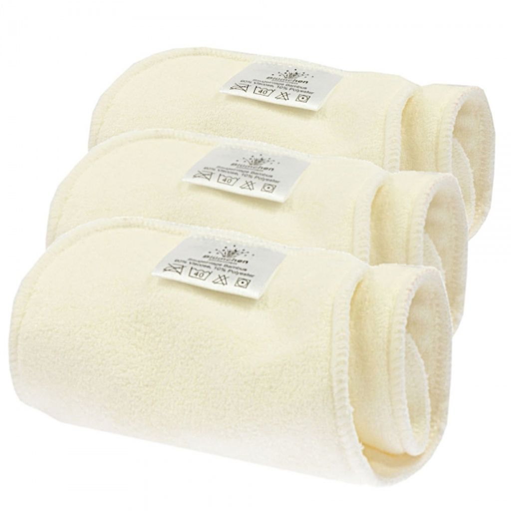 Blümchen Bambus Plus Saugeinlage kurz 1 Stück 13x26cm Produktbild 