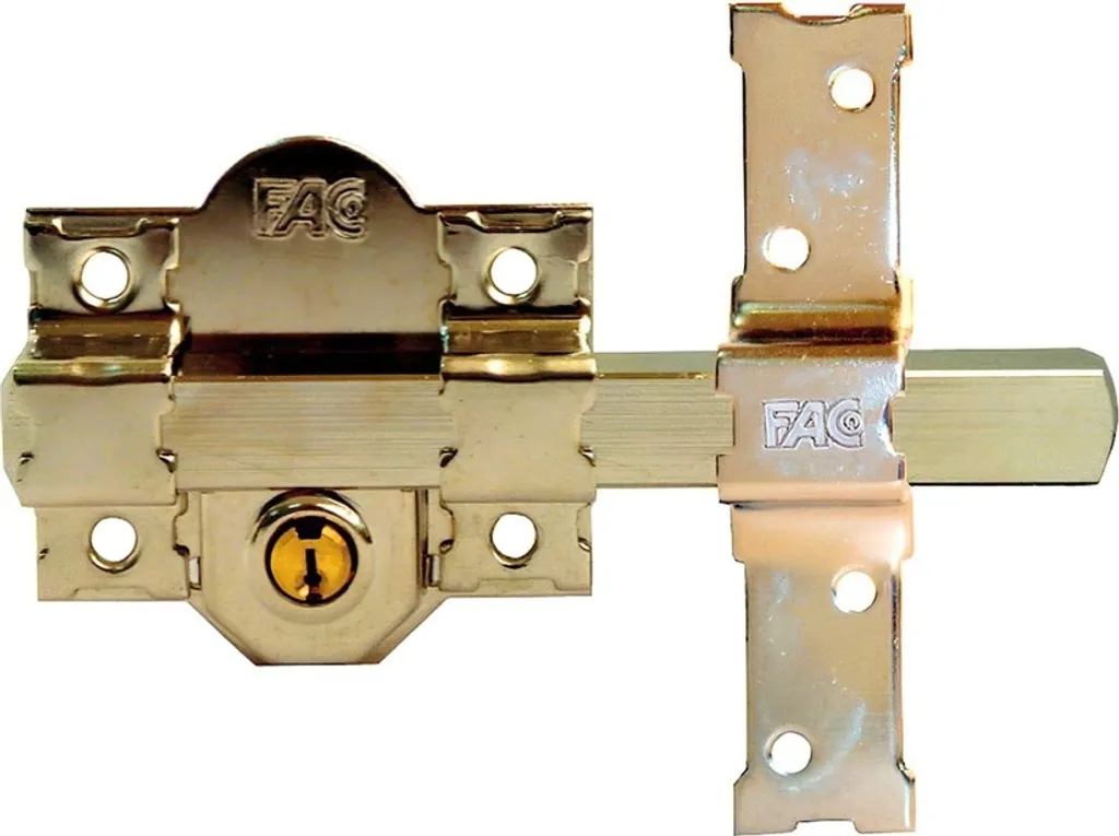 Verrou de sécurité à barre FAC 201-l/ 80-n pour blindage de porte
