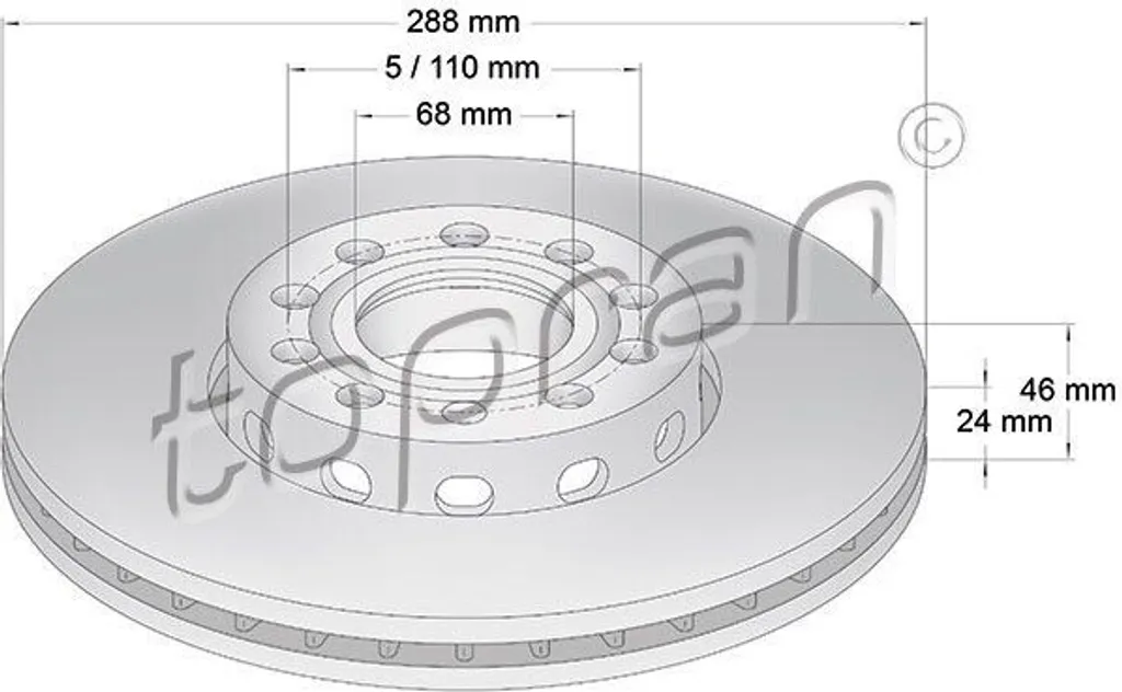 Supprimer les vibrations au freinage : Disque de frein Audi A4 et VW Passat