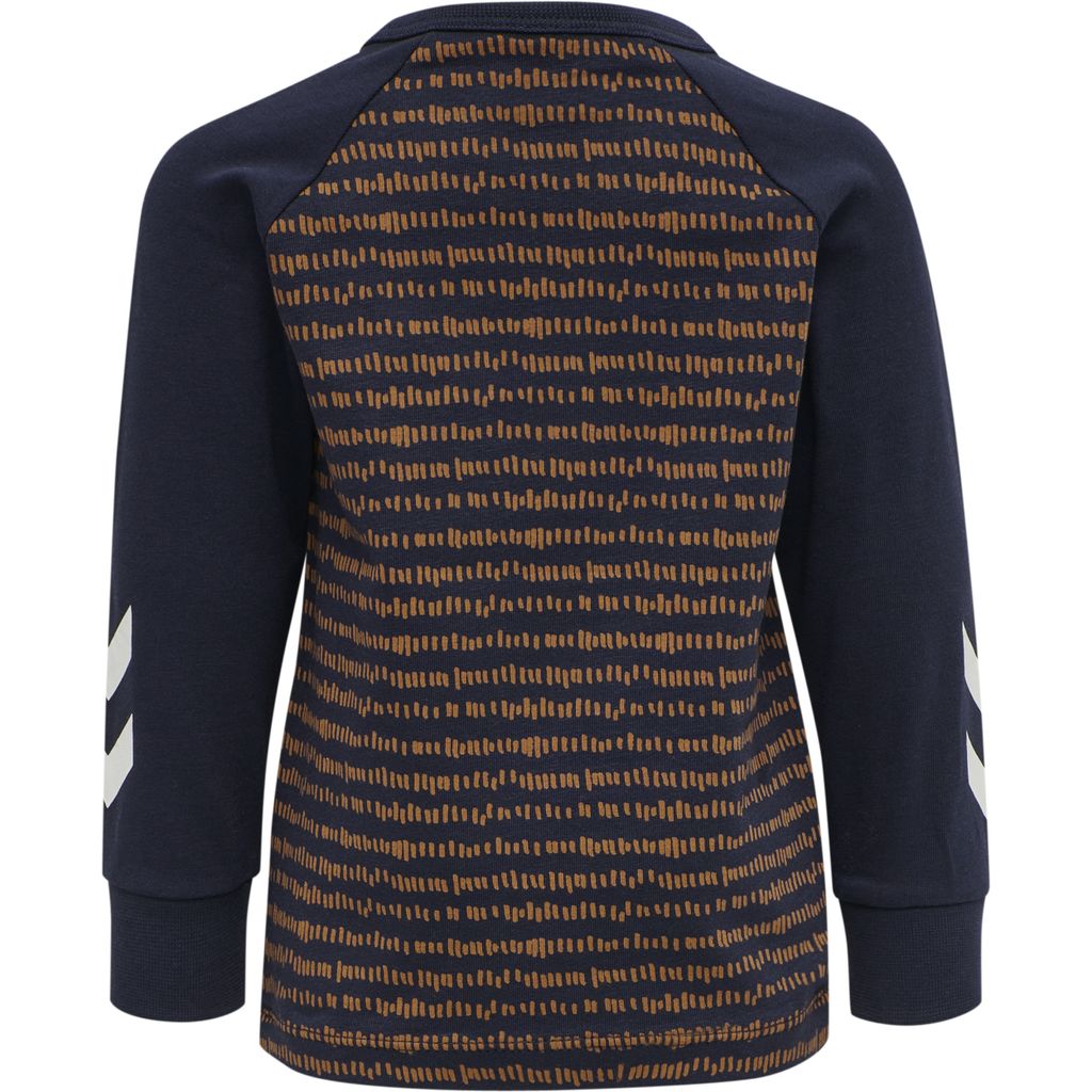 Hummel hmlBUSTER T-SHIRT L/S - black iris, Größe:68