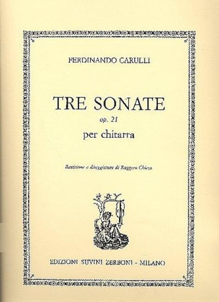 3 sonate op.21per chitarra