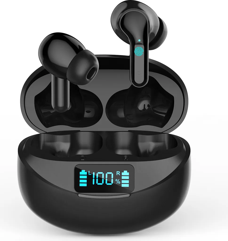 Écouteurs sans fil Bluetooth INF - Sport & Musique - Noir Intense