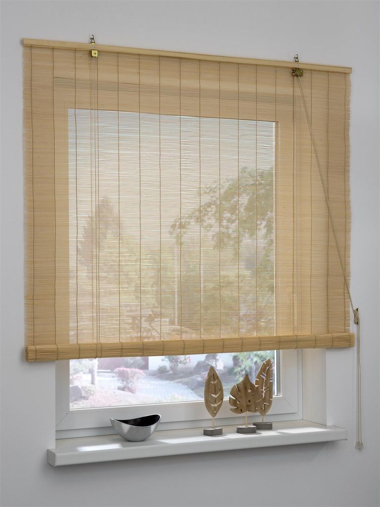 Gardinia Bambus-Rollo natur 120 x 160 cm Rollos