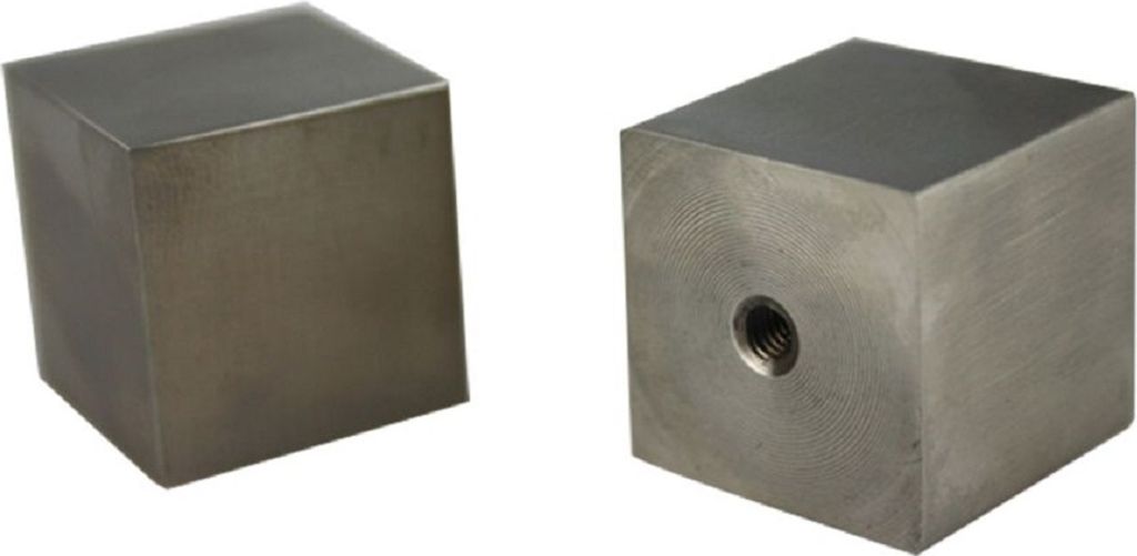 Möbelknopf Schrankknopf Knopf Würfel 25mm x 25mm massiv Edelstahl matt gebürstet