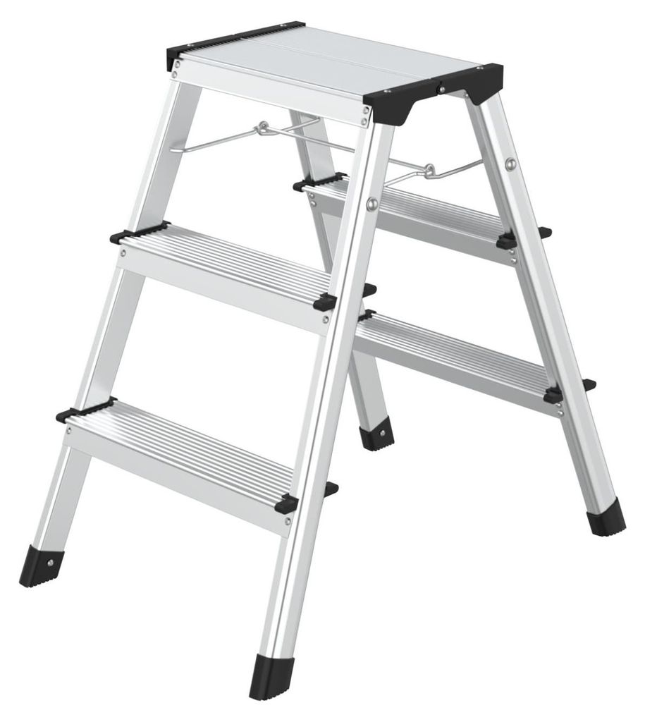 flexilife  Aluminium Trittleiter bis 150 kg belastbar, Produktbild 