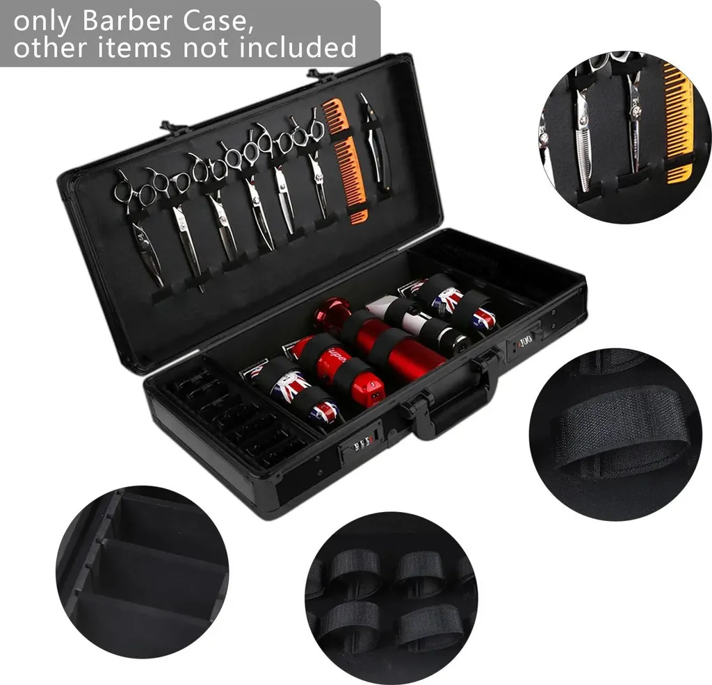 Mallette de Voyage pour Ciseaux et Outils Coiffeur - Sécurité Maximale