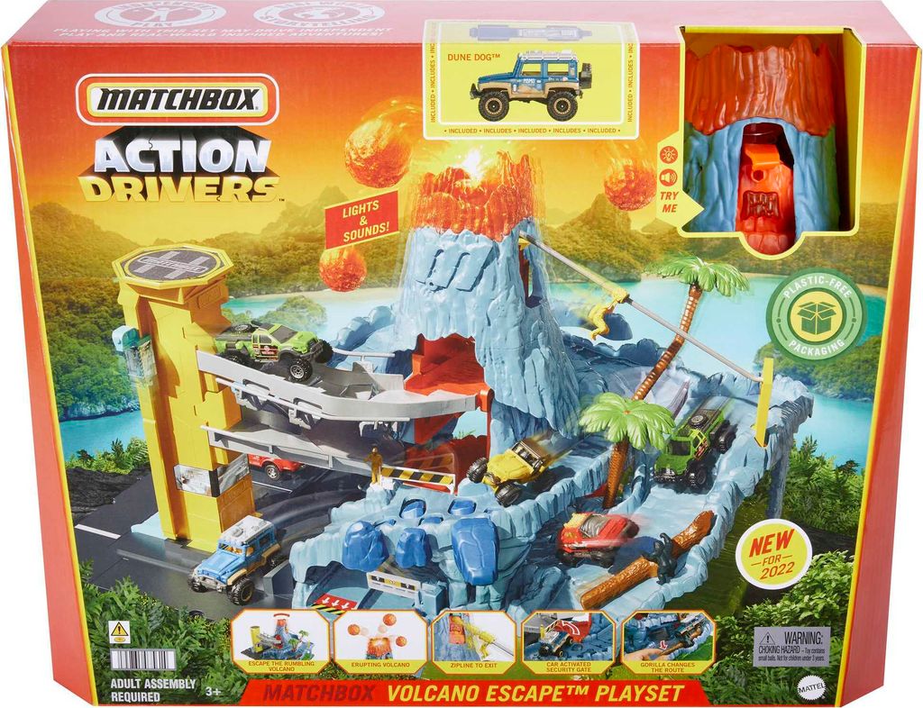 Matchbox Action Drivers - Set True Adventures Volcano + Image du produit 