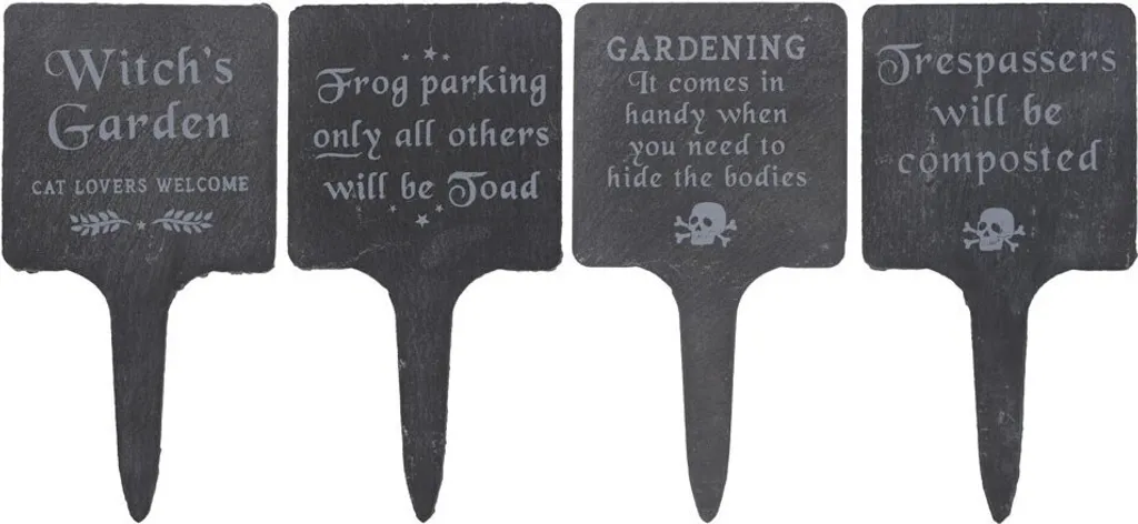 Tableaux Muraux Gothic Garden pour Décoration de Salon Noir et Blanc - 4Pcs