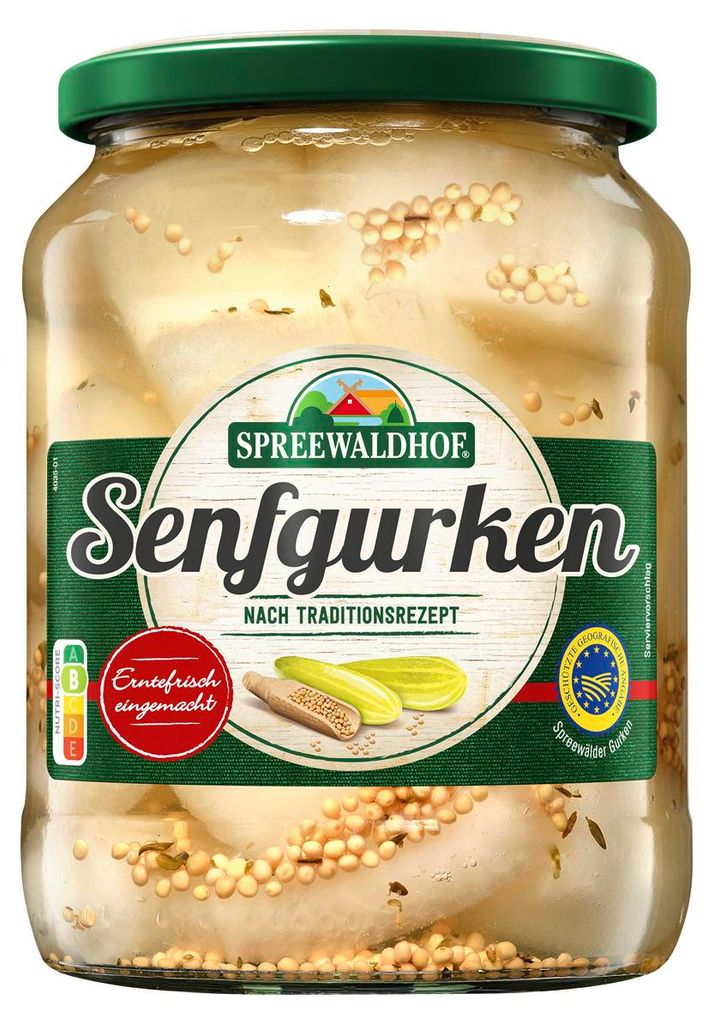 Spreewaldhof Senfgurken (720 ml) Immagine del prodotto 