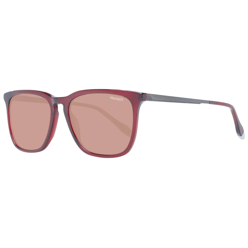 Hackett HSK1146 238 54: Occhiali da Sole Uomo Bordeaux Trasparente